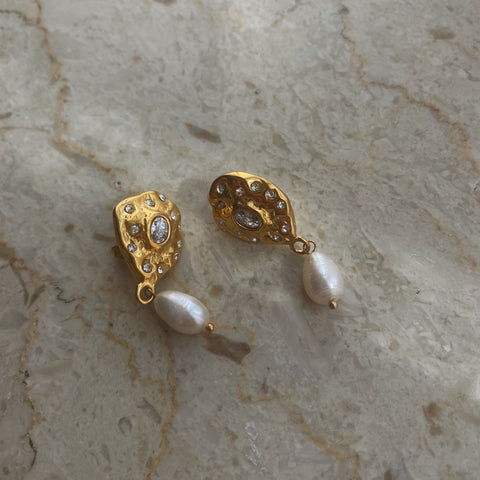 Pear earrings